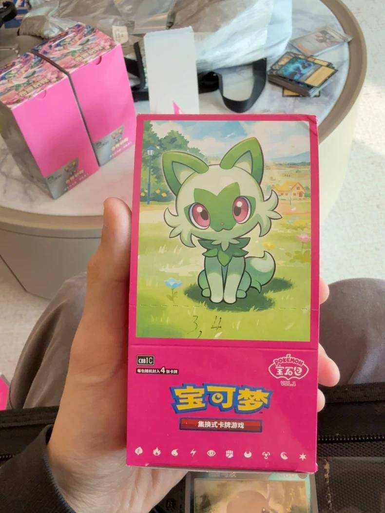 Gem Vol.1 Original Pokémoned TCG Collectible Card Set, China Version, Booster Pack Factory Sealed Holographic Card Set - 图片 2
