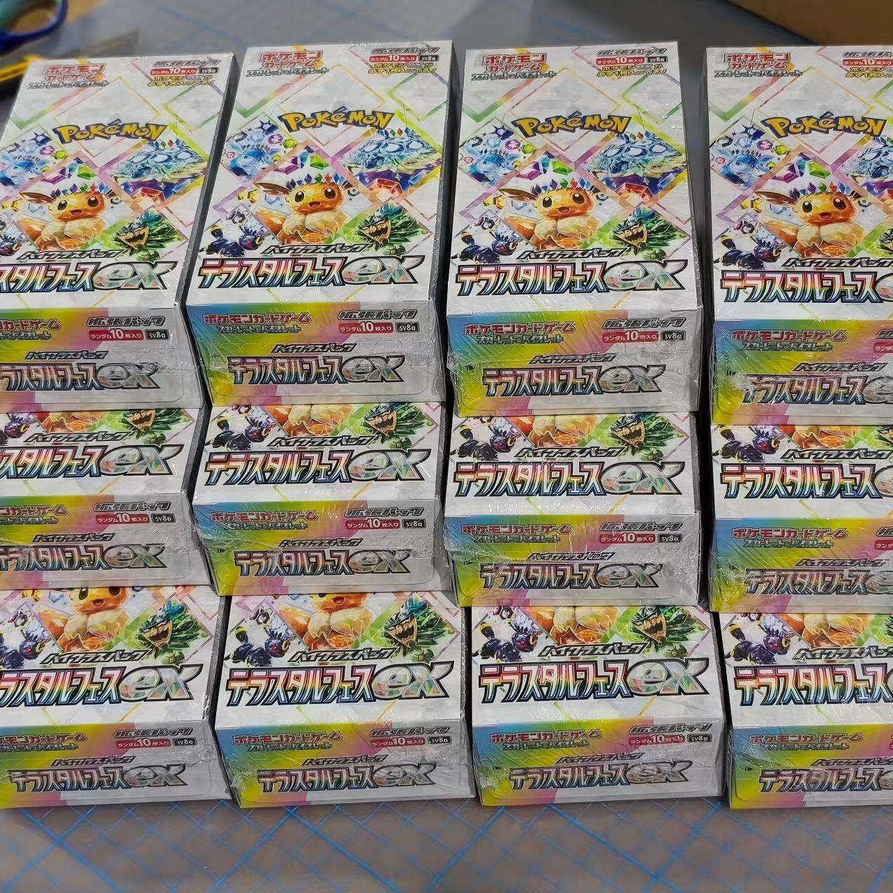100% Authentic Pokemoned Japanese Version Terastal Festival Ex Eevee TCG Enhanced Card Box Scarlet Violet Pokemoned Cards Sv8a - 图片 6