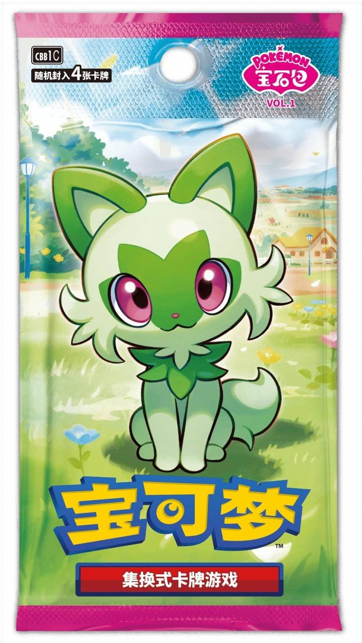 Gem Vol.1 Original Pokémoned TCG Collectible Card Set, China Version, Booster Pack Factory Sealed Holographic Card Set - 图片 3