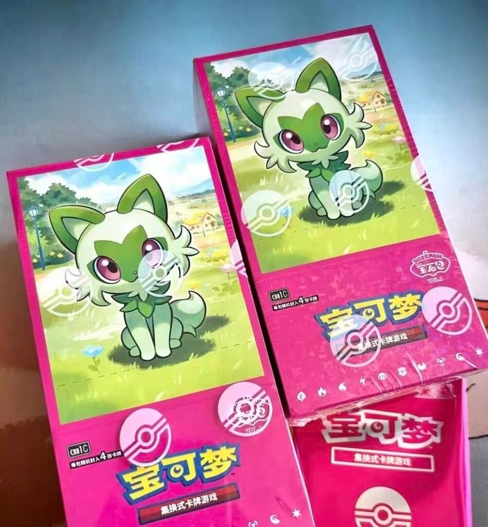 Gem Vol.1 Original Pokémoned TCG Collectible Card Set, China Version, Booster Pack Factory Sealed Holographic Card Set