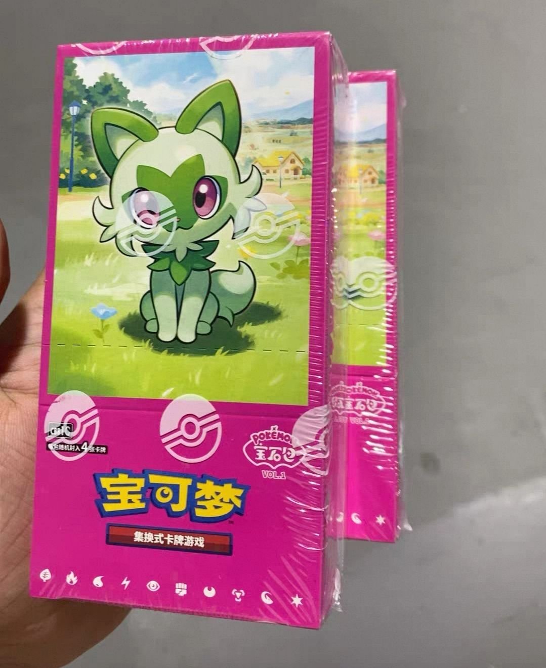 Gem Vol.1 Original Pokémoned TCG Collectible Card Set, China Version, Booster Pack Factory Sealed Holographic Card Set - 图片 6