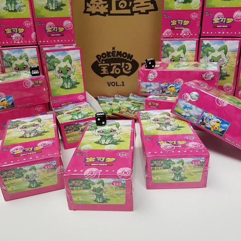 Gem Vol.1 Original Pokémoned TCG Collectible Card Set, China Version, Booster Pack Factory Sealed Holographic Card Set - 图片 7